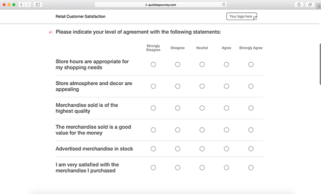customer satisfaction survey template
